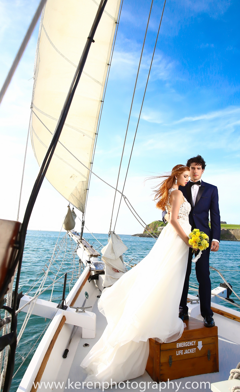 Boda en un velero en Puerto Rico -1